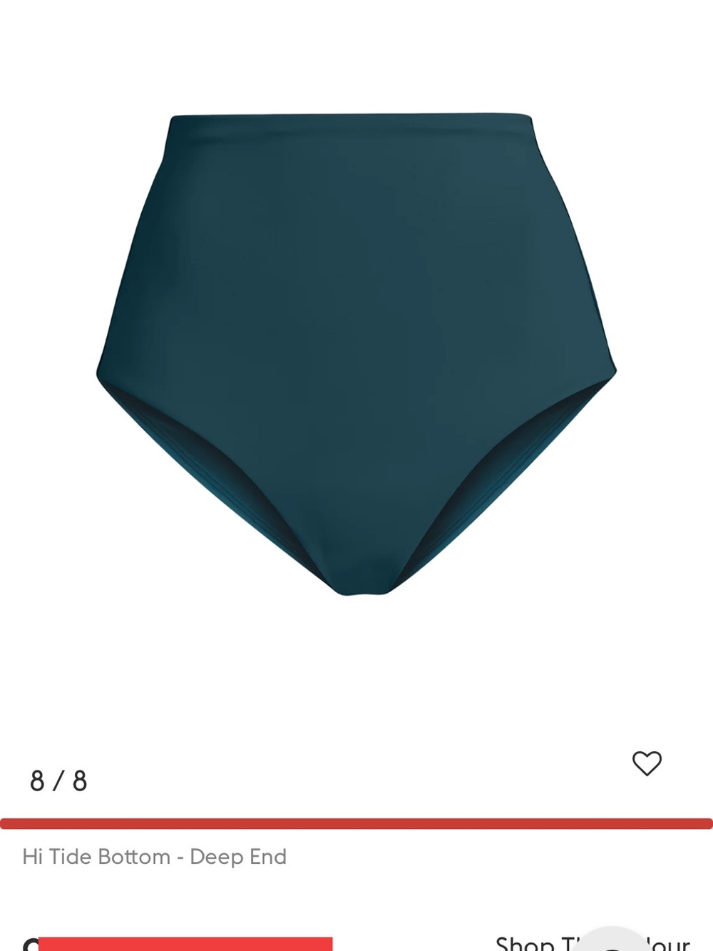 Left On Friday Hi Tide Bottom - Deep End (Teal)